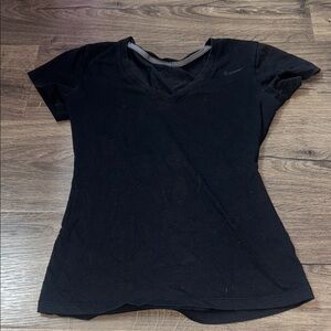 Nike Black V-Neck Women's Tee